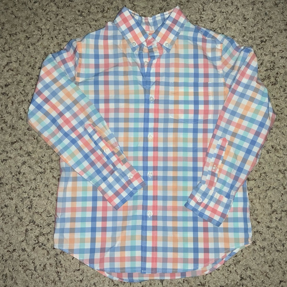 Crewcuts Colorful Plaid Button Down Shirt